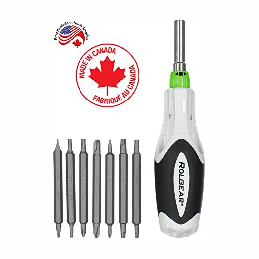 ROLGEAR 15 IN 1 DOUBLE END RATCHET SCREW DRIVER 